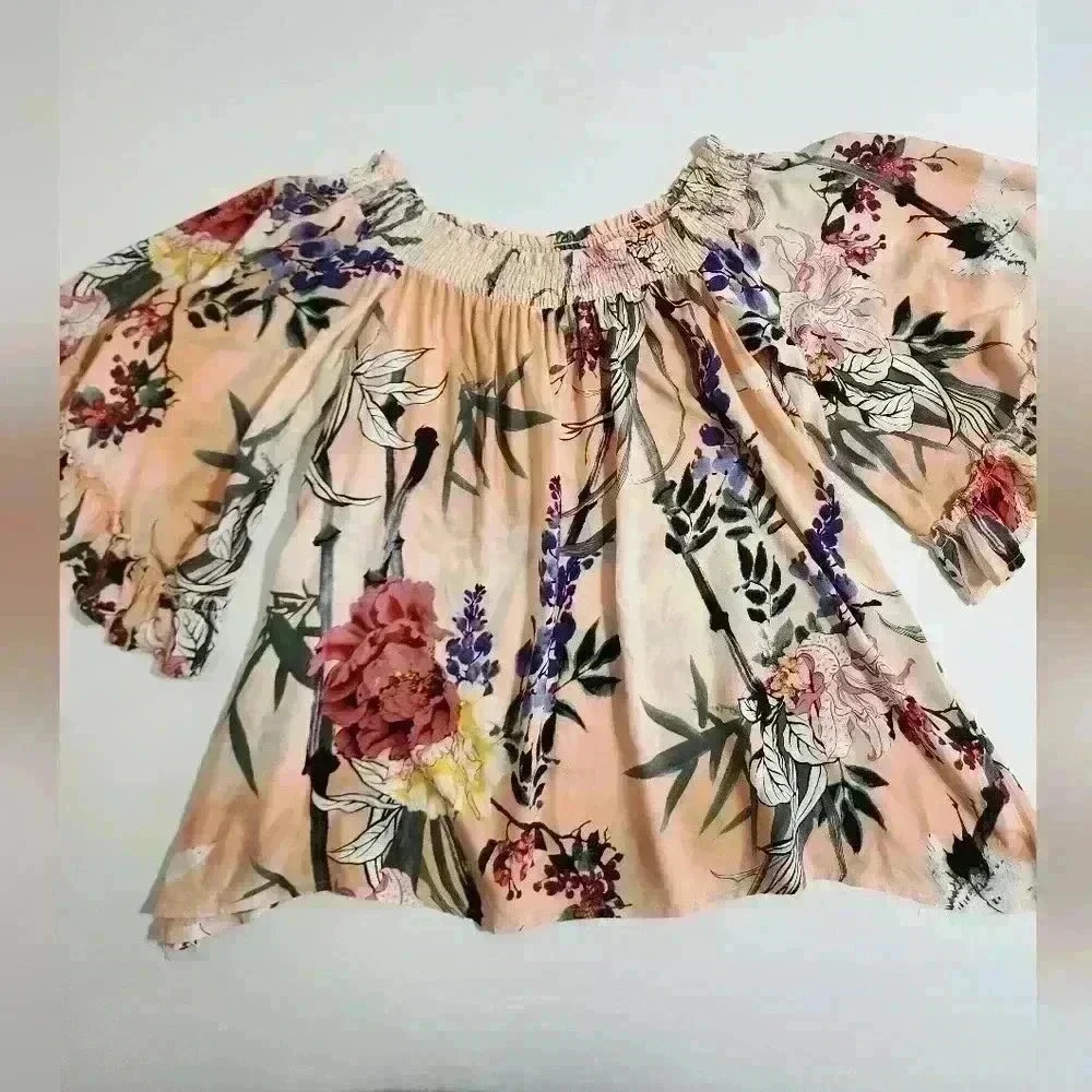 Jaase floral off the shoulders top - Picture 1 of 3